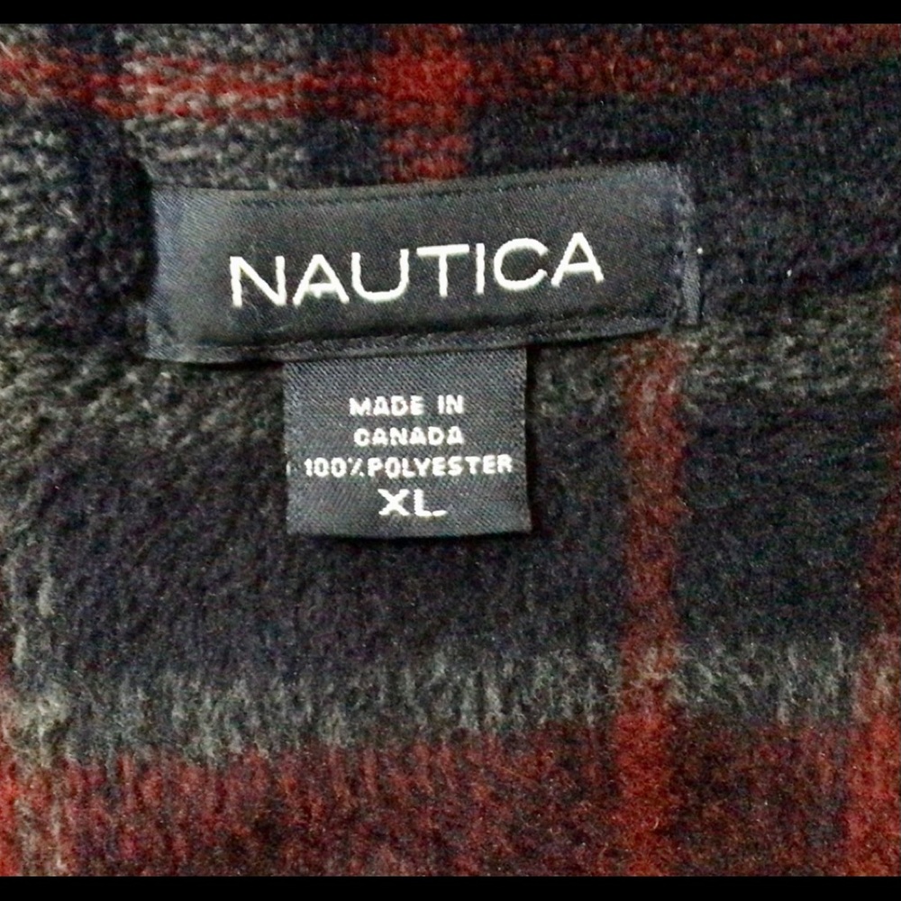 NAUTICA fleece pull over shirt zip neck - Picture 10 of 13